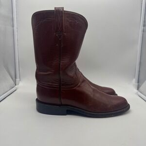 Lucchese‎ Classics L5510RR Handmade Mens Brown Leather Cowboy Western Boots 8.5B